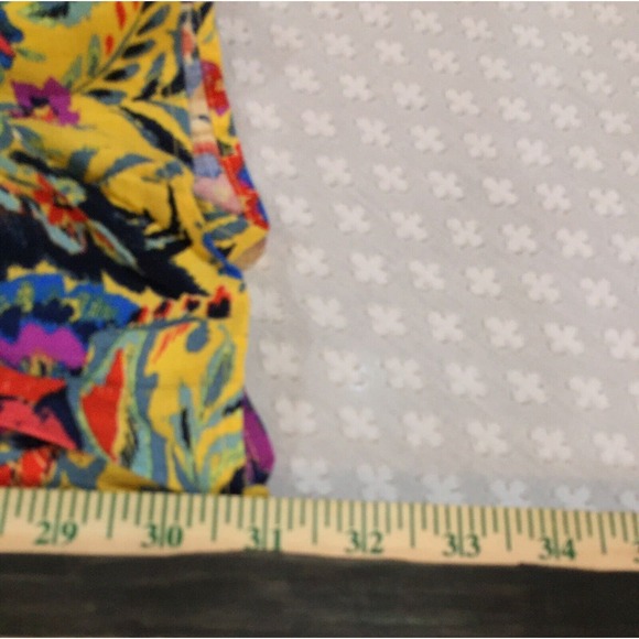 Terra & Sky 3x Plus Woman Colorful Shirt Elastic Neck & Sleeve End, Puff Sleeve - Picture 6 of 6